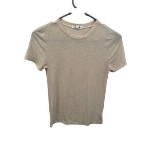 Splendid tan and white basic tee shize xs